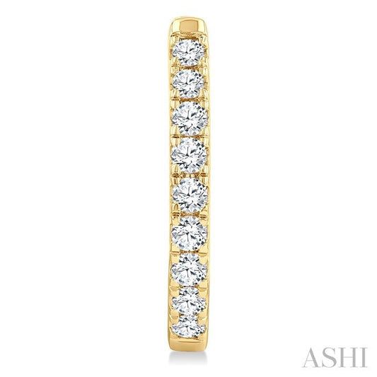 ASHI Diamond Fashion Hoop Earrings 624H3PPFGERYG