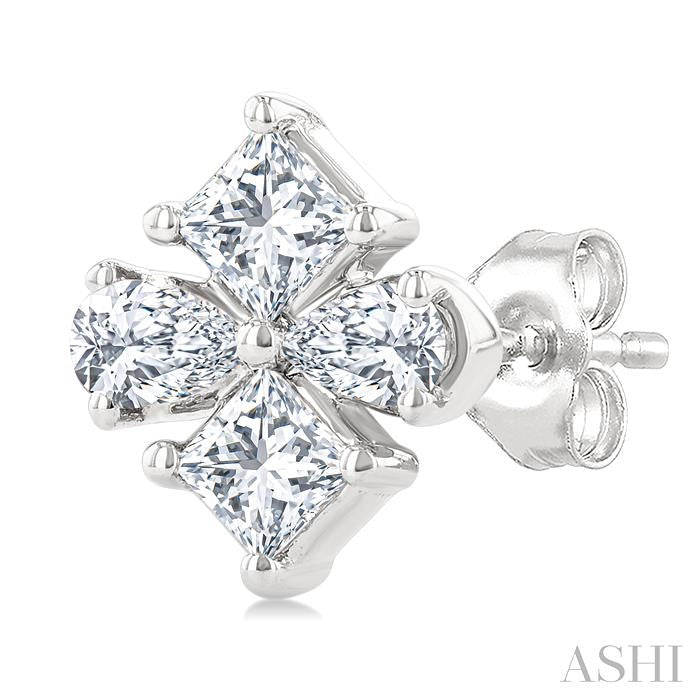 ASHI Mixed Shape Diamond Fashion Earrings 624J5PPFGERWG