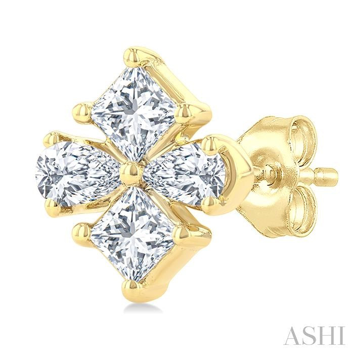 ASHI Mixed Shape Diamond Fashion Earrings 624J5PPFGERYG
