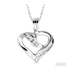 ASHI Heart Shape Diamond Fashion Pendant 93456PPTXPDW