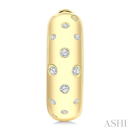 ASHI Mosaic Diamond Fashion Hoop Earrings 627J6PPTGERYG