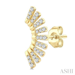 ASHI Diamond Fashion Ear Climbers 628K5PPFGERYG