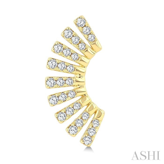 ASHI Diamond Fashion Ear Climbers 628K5PPFGERYG