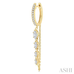 ASHI Journey Diamond Fashion Chain Earrings 629G2PPFGERYG