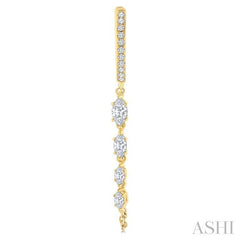 ASHI Journey Diamond Fashion Chain Earrings 629G2PPFGERYG