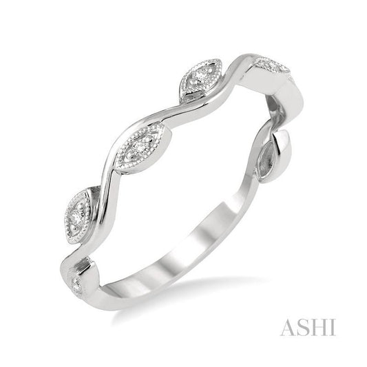 ASHI Stackable Diamond Wedding Band 34939PPFGWG
