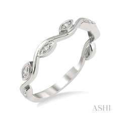 ASHI Stackable Diamond Wedding Band 34939PPFGWG