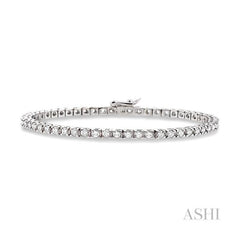 ASHI Diamond Tennis Bracelet 70163PPFGWG