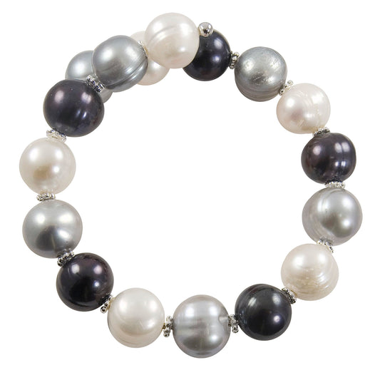 Imperial Partners Sterling Silver Freshwater Pearl Bracelet 632219/BWG