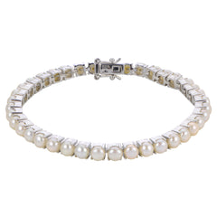 Imperial Partners Sterling Silver Freshwater Pearl Bracelet 632235/FW