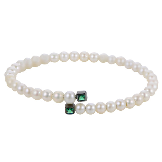 Parkplace Pearls Sterling Silver Freshwater Pearl Bracelet 632564/FW