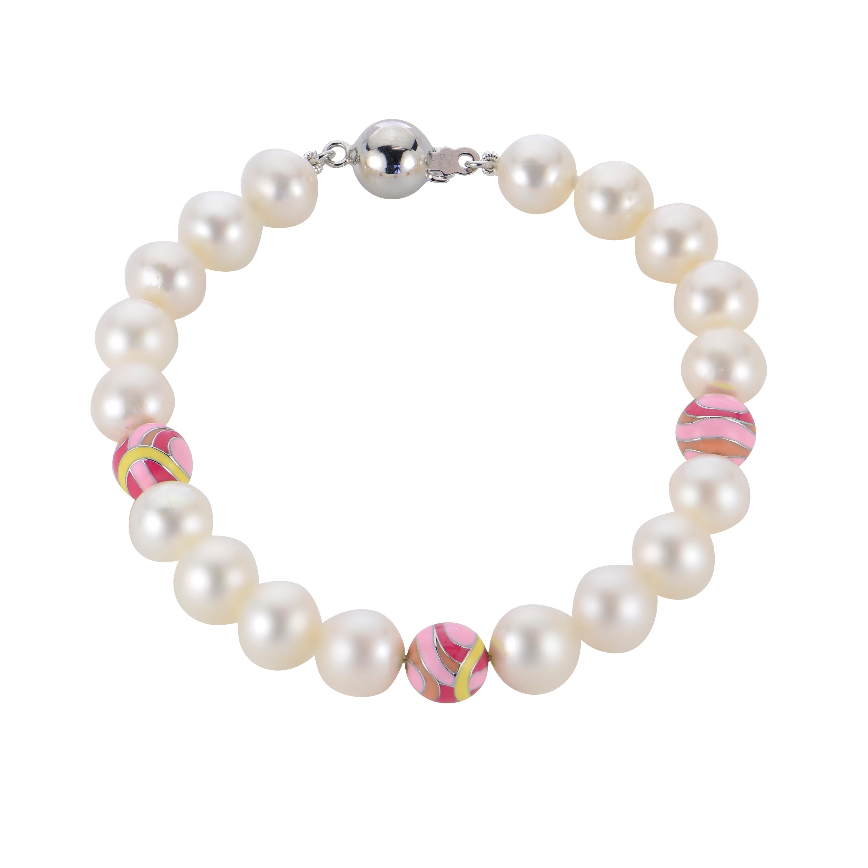 Imperial Partners Sterling Silver Freshwater Pearl Bracelet 632608/FW