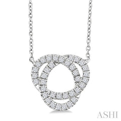 ASHI Trinity Diamond Fashion Pendant 632E6PPTSPDWG