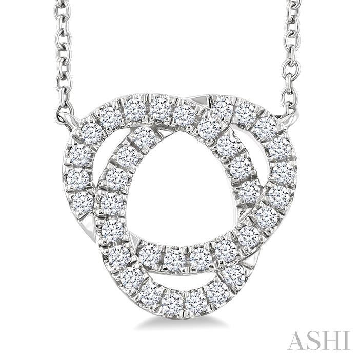 ASHI Trinity Diamond Fashion Pendant 632E6PPTSPDWG