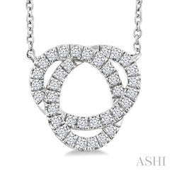 ASHI Trinity Diamond Fashion Pendant 632E6PPTSPDWG