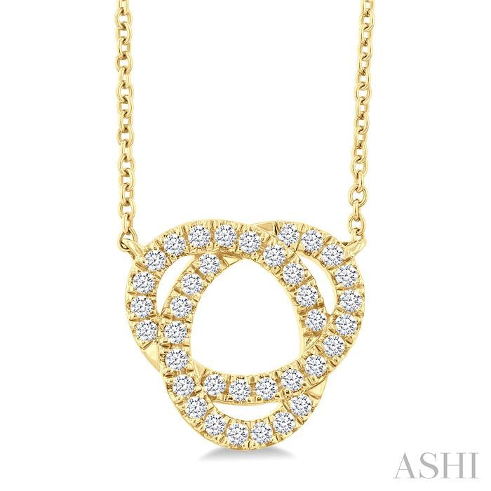 ASHI Trinity Diamond Fashion Pendant 632E6PPTSPDYG