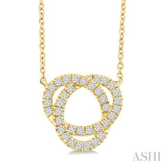 ASHI Trinity Diamond Fashion Pendant 632E6PPTSPDYG