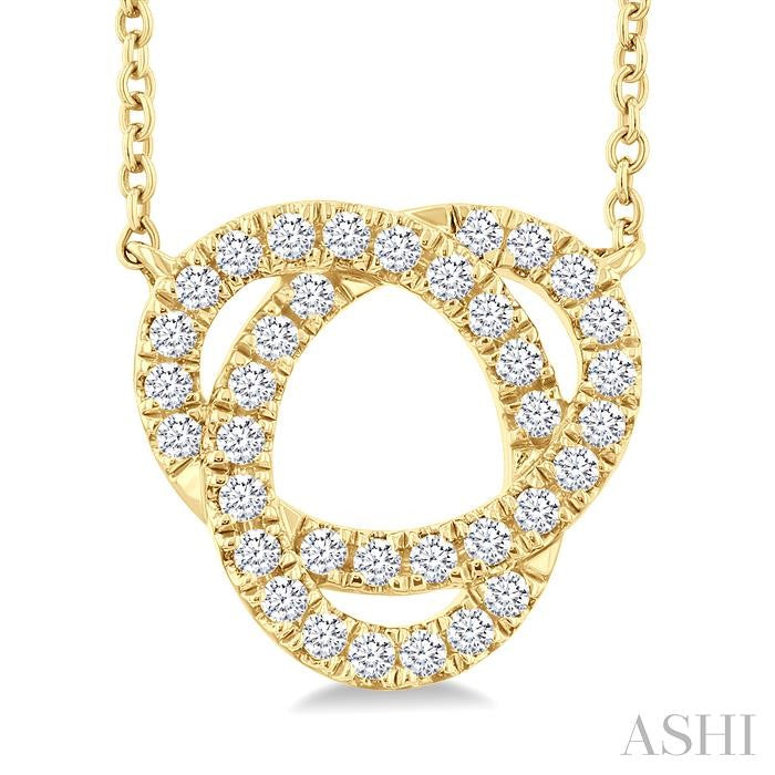 ASHI Trinity Diamond Fashion Pendant 632E6PPTSPDYG