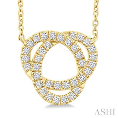 ASHI Trinity Diamond Fashion Pendant 632E6PPTSPDYG