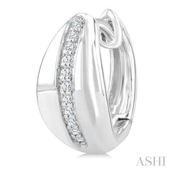 ASHI Bold Diamond Fashion Hoop Earrings 632J8PPTGERWG
