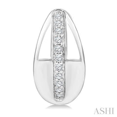 ASHI Bold Diamond Fashion Hoop Earrings 632J8PPTGERWG