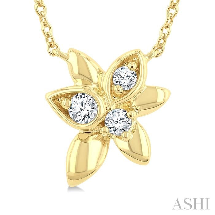 ASHI Starlit Petals Diamond Fashion Pendant 632K0PPTGNKYG