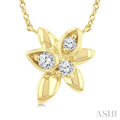 ASHI Starlit Petals Diamond Fashion Pendant 632K0PPTGNKYG