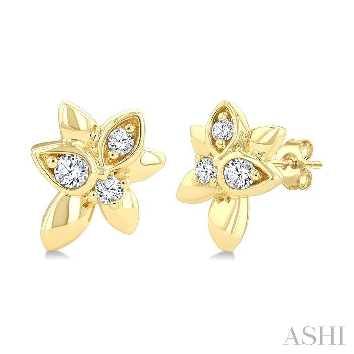 ASHI Starlit Petals Diamond Fashion Earrings 632K8PPTGERYG