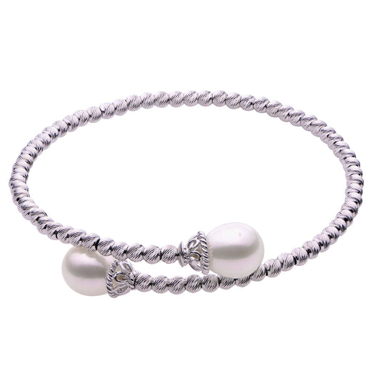 Imperial Partners Sterling Silver Freshwater Pearl Brilliance Bracelet 633555/FW-RH