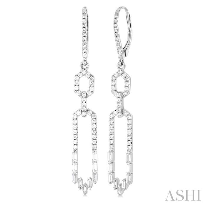 ASHI Diamond Fashion Long Earrings 633D0PPFSERWG-1.20