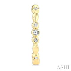 ASHI Diamond Fashion Hoop Earrings 635H8PPTGERYG