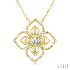 ASHI Blossom Medallion Diamond Fashion Pendant 635K0PPTGNKYG