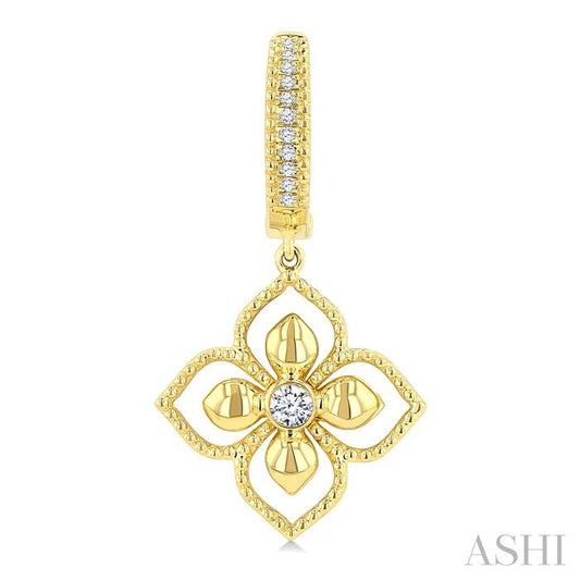 ASHI Blossom Diamond Fashion Earrings 635K8PPTGERYG