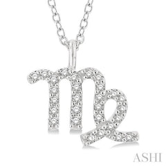 ASHI Virgo Zodiac Diamond Pendant 635Y8PPFSPDWG-VIRG