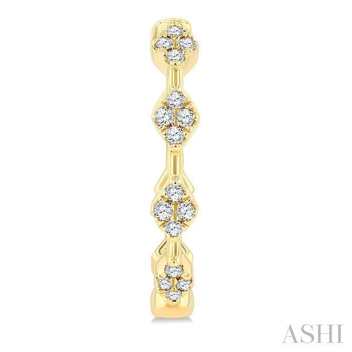 ASHI Diamond Fashion Hoop Earrings 636H8PPTSERYG