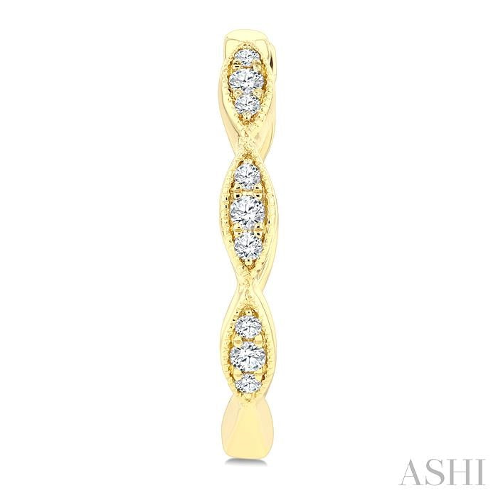 ASHI Diamond Fashion Hoop Earrings 637H8PPTSERYG