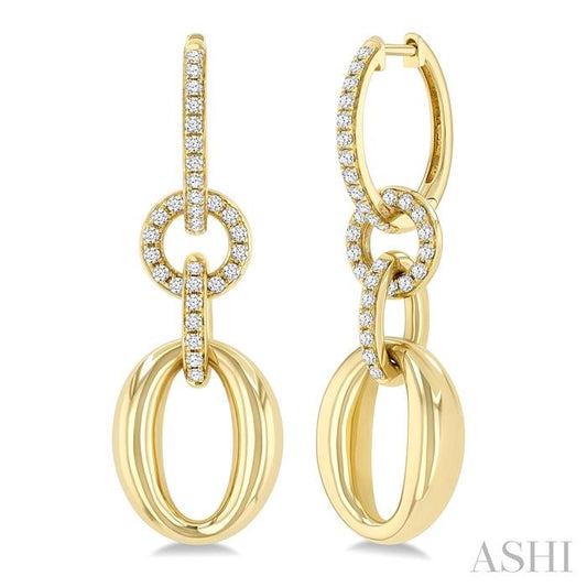 ASHI Drop Diamond Fashion Earrings 638F3PPFGERYG