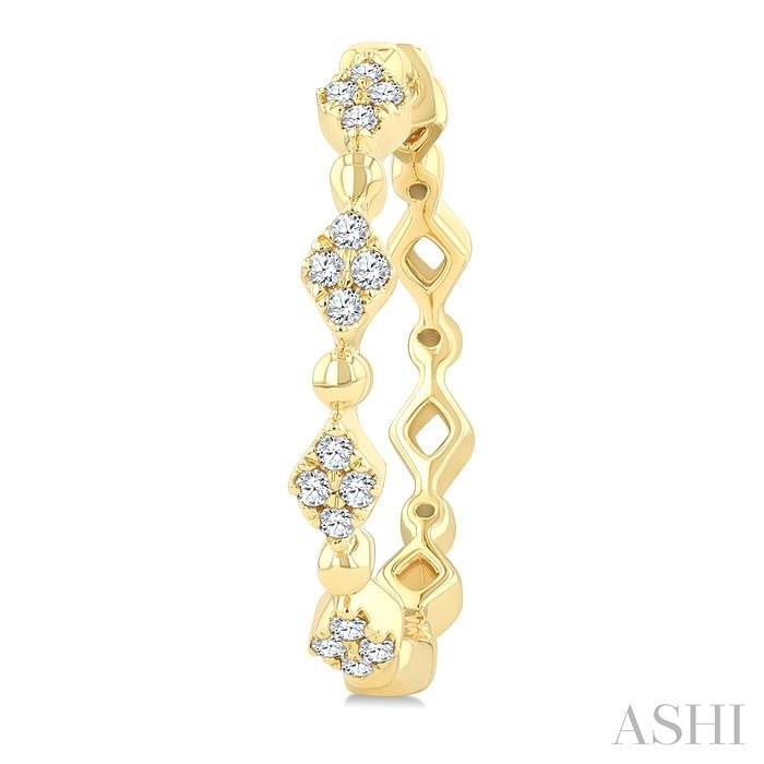 ASHI Diamond Fashion Hoop Earrings 638H8PPTSERYG
