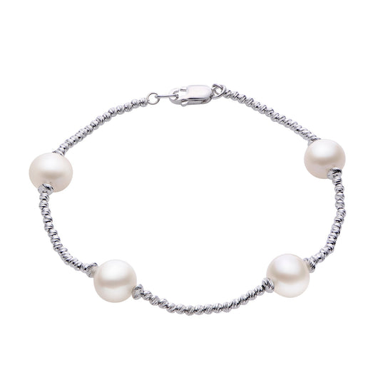 Imperial Partners Sterling Silver Freshwater Pearl Bracelet 639376/FW-RH