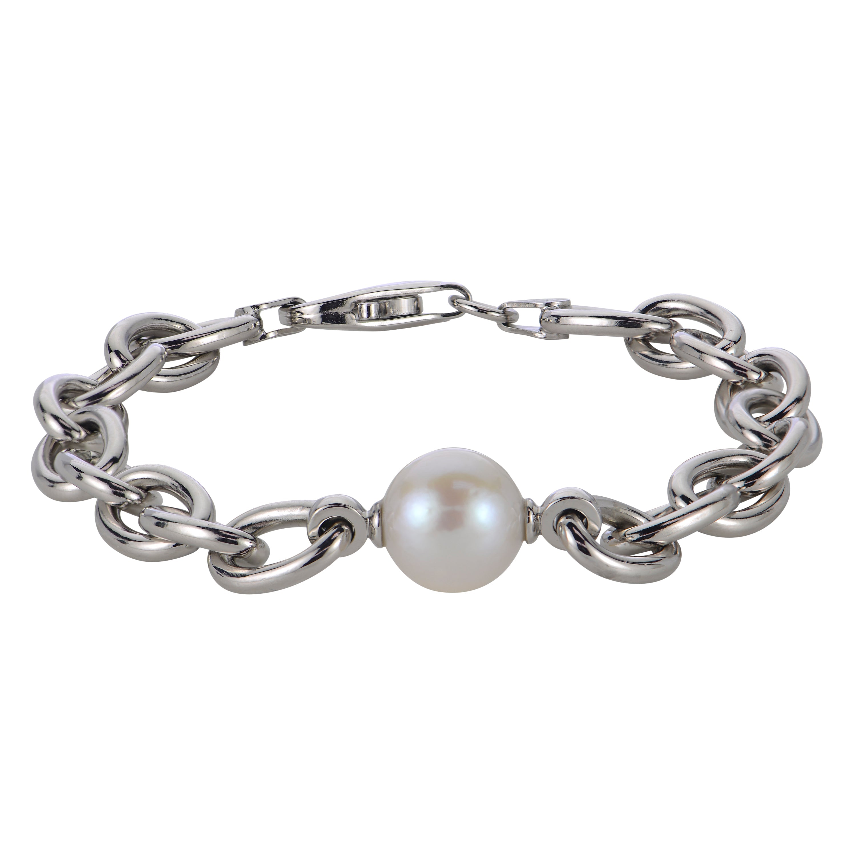 Imperial Partners Sterling Silver Freshwater Pearl Bracelet 639676/FW-7.5