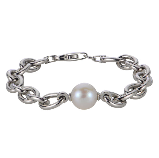 Parkplace Pearls Sterling Silver Freshwater Pearl Bracelet 639676/FW-7.5