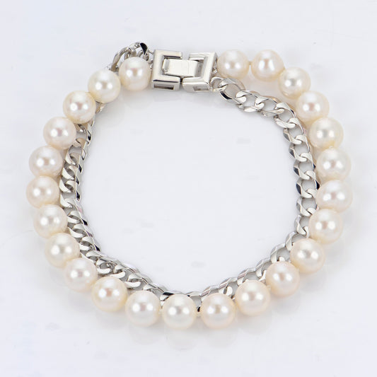 Imperial Partners Sterling Silver Freshwater Pearl Bracelet 639822/FW