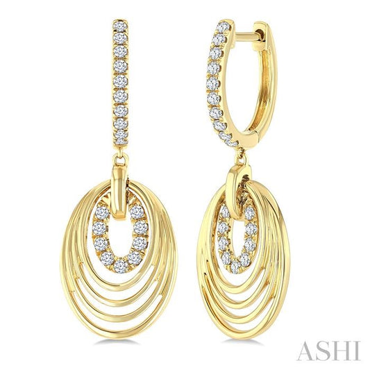 ASHI Drop Diamond Fashion Earrings 639F5PPFGERYG