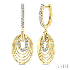 ASHI Drop Diamond Fashion Earrings 639F5PPFGERYG