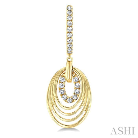 ASHI Drop Diamond Fashion Earrings 639F5PPFGERYG