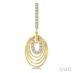 ASHI Drop Diamond Fashion Earrings 639F5PPFGERYG