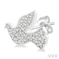 ASHI Dove Petite Diamond Fashion Earrings 640G8PPTSERWG