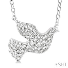 ASHI Dove Petite Diamond Fashion Pendant 640G8PPTSPDWG