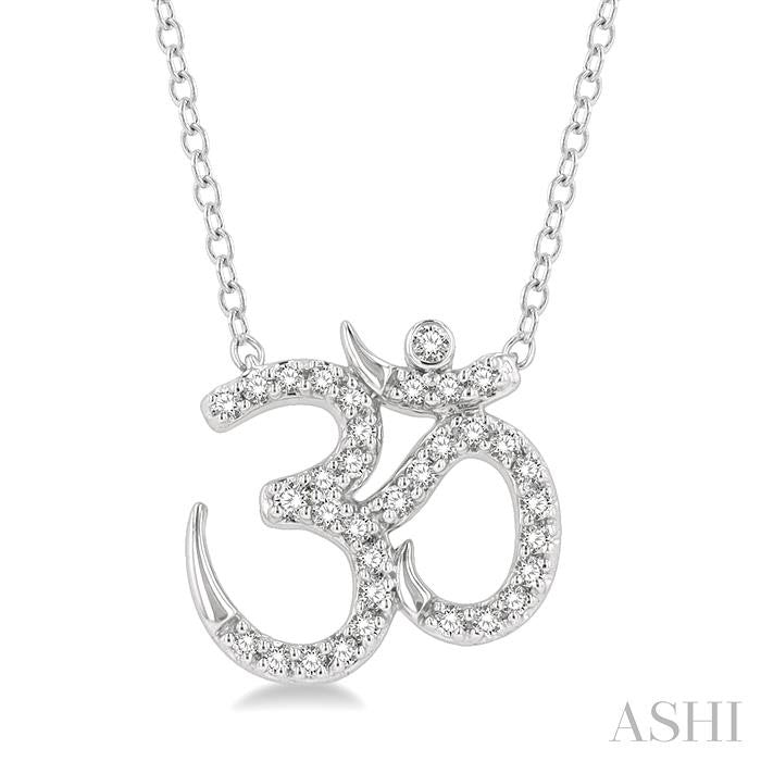 ASHI Om' Petite Diamond Fashion Pendant 641F8PPTSPDWG