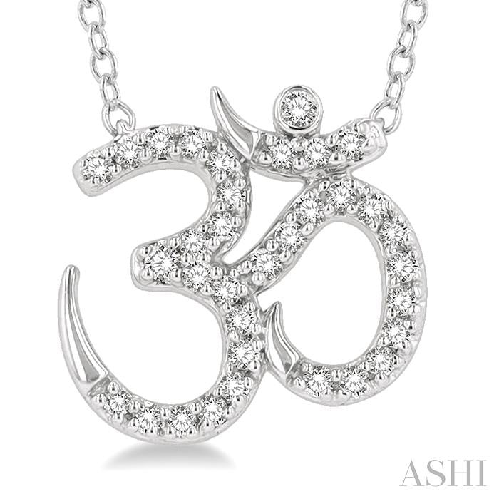 ASHI Om' Petite Diamond Fashion Pendant 641F8PPTSPDWG